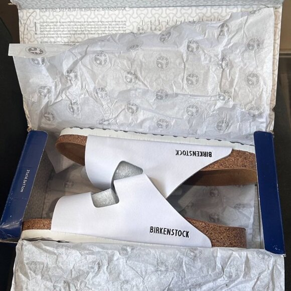 Birkenstock Arizona White Sandals – Size 42 (US Men's 9 ) - Picture 4 of 4